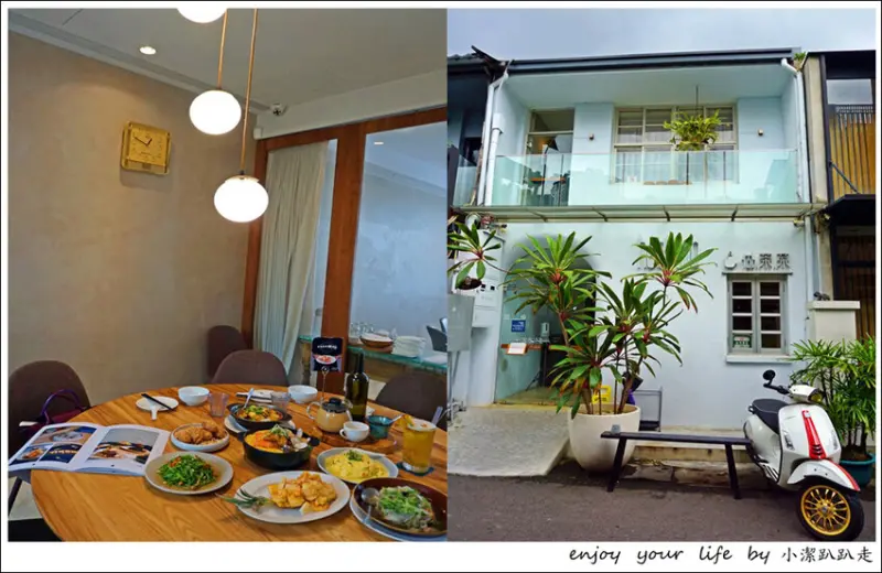 hechino做茶菜勤美店：這不是咖啡店！老宅內隱藏中式台菜餐廳 - 小潔趴趴走旅遊札記