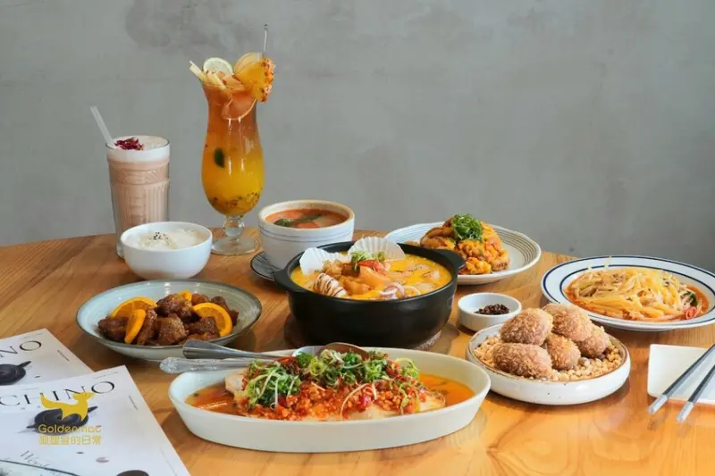 台中美食 │ hechino做茶菜勤美店 老宅變身設計感十足台菜餐廳 約會、下午茶、宵夜都沒問題