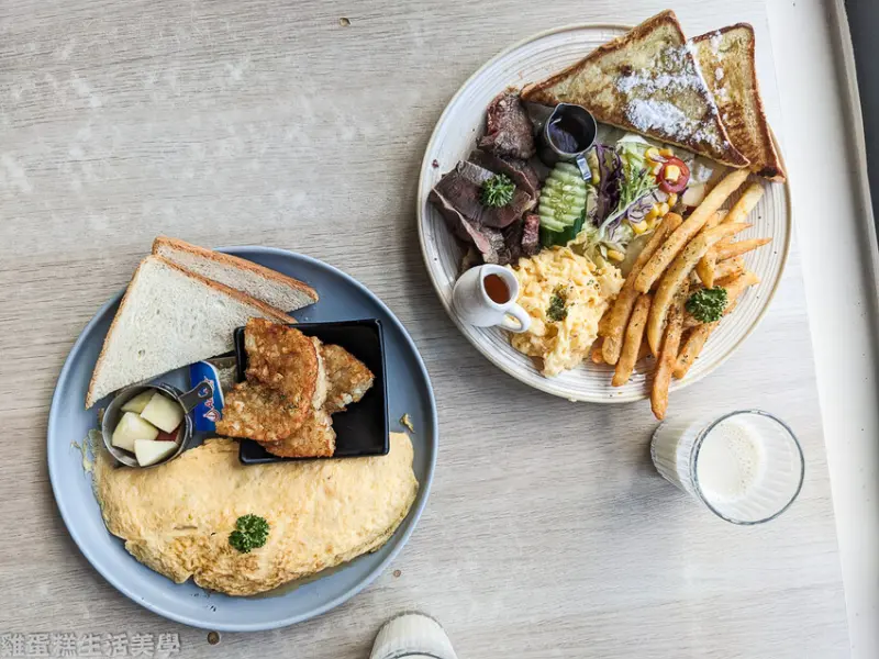 【新竹食記】月亮先生 Mr.Moon - 竹北超豐盛早午餐，牛排品質也太棒了