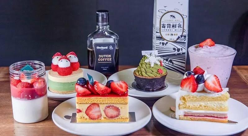 【崙背鮮乳快閃聯名甜點之三】Orchard CAFE.草莓馬斯卡邦奶/草莓鮮奶酪.聖誕甜點季/草莓季同步登場.羅宇成