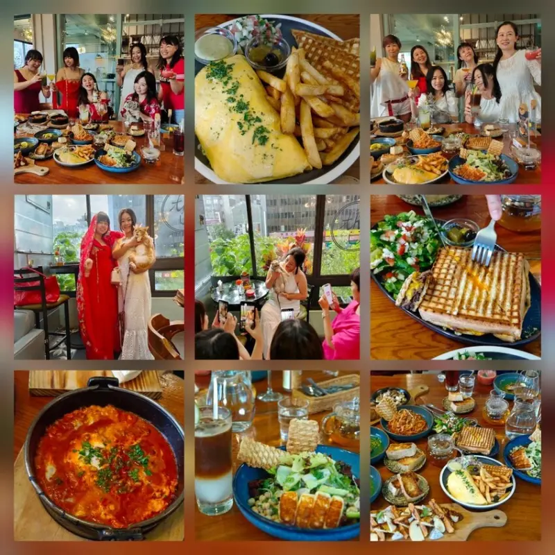 【台北.東門站】Toasteria Cafe吐司利亞寵物友善歐式餐廳。紅白主題PARTY