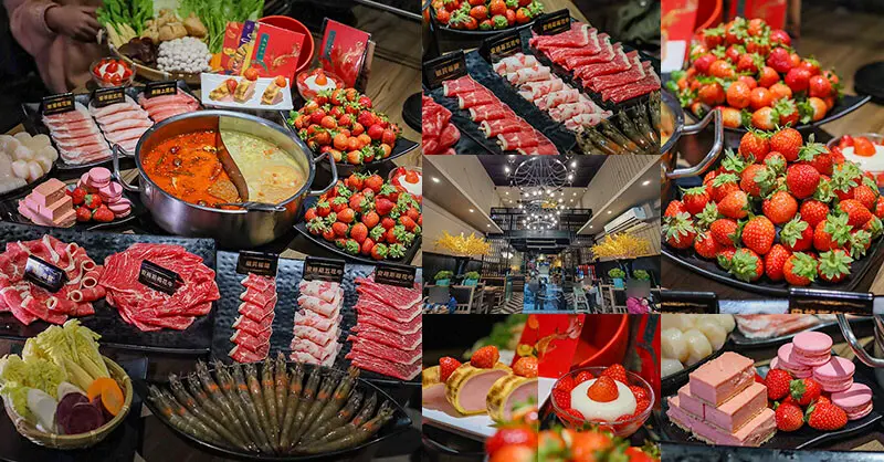 只要$599就有肉肉吃到飽、啤酒喝到飽、大湖草莓吃到飽！1855嫩肩板腱、安格斯黑毛五花牛，草莓甜點、馬卡龍、虎皮冰淇淋、輕海鮮任你吃