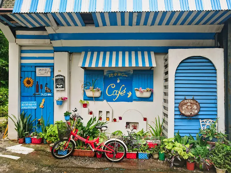 希臘風白色小教堂景觀咖啡館,約會看海超浪漫|宜蘭南方澳