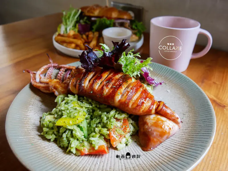 高雄後驛站美食推薦》咖楽聚Collage Cafe●新開幕澎派豐盛早午餐 季節限定草莓歐蕾/草莓舒芙蕾 有插座(免費)/WIFI 高雄美食/高雄早午餐推薦 - 軟西，遊記