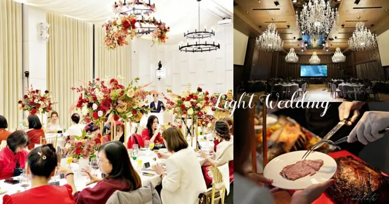 【台中婚宴場地】萊特薇庭｜聖誕感恩派對，夢幻戶外證婚場地，求婚、派對場地推薦