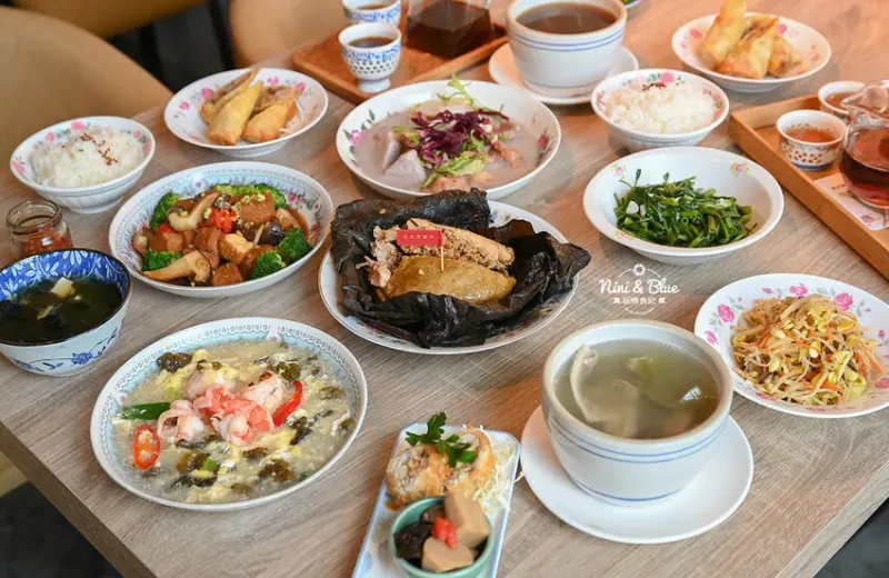 台中米其林必比登推薦台菜，有個人套餐、桌菜、下午茶甜點咖啡、包廂，適合聚餐-妮妮布魯