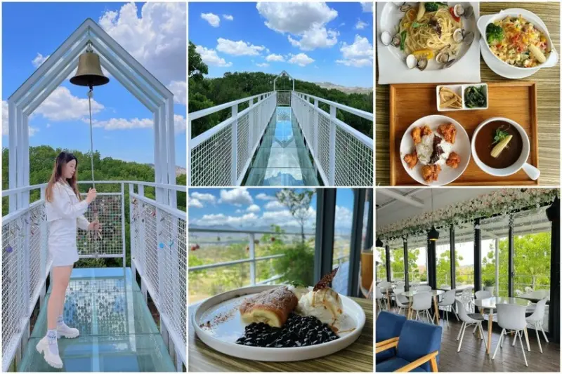 台南玉井必去隱藏版景觀餐廳—魔法森林景觀咖啡，人氣必拍敲鐘景點美得像一幅畫