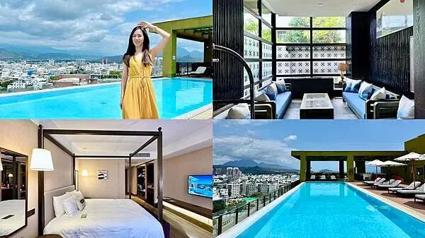 [台東住宿] 潮渡假酒店The GAYA Hotel 超美露天無邊際泳池 鄰近鐵花村 #台東旅遊 @蛋寶趴趴go