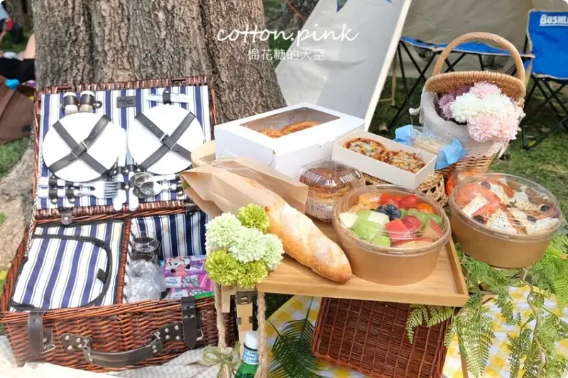 台中野餐外帶免自備提案～開胃菜到甜點完整野餐食物組合就在O.S.義式冰淇淋手作烘焙 - 棉花糖的天空