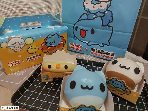 「貓貓蟲咖波貓」的粉絲們打卡打起來！Mister Donut聯手「貓貓蟲咖波」啦！！推出超萌造型甜甜圈，還有限定周邊整套收藏收起來哦！！