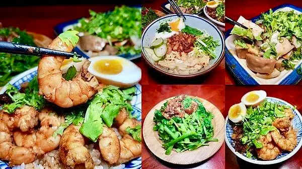 [平鎮美食] 辛梅阿嬤的味道 高評價古早味懷舊小吃 必點乾麵/蝦滷飯 #桃園平鎮美食 @蛋寶趴趴go