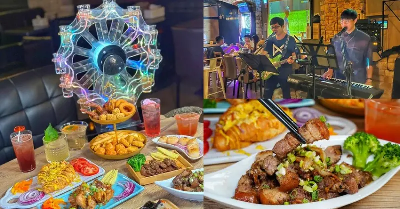 不熟人餐酒館：台中西區駐唱酒吧餐廳，音樂飛鏢夜生活，平日啤酒調酒無限暢飲，生日壽星招待摩天輪調酒