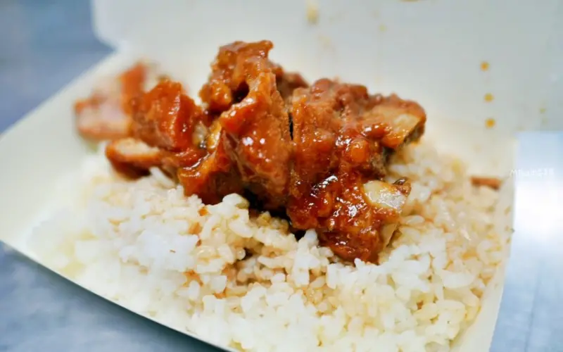  必吃北港小吃推薦：阿不倒排骨飯/ WalkerLand窩客島整理提供 未經許可不可轉載