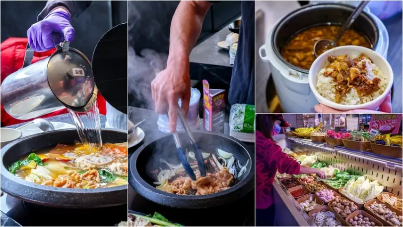 台北市士林區【士林火鍋】肉多多火鍋天母新光三越店，新菜單推出私房酸菜魚湯！平日午餐可吃3.5小時