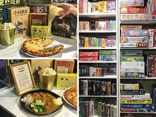 （忠孝復興）捷運站出來就到！2021台北桌遊店推薦 現烤薄皮披薩、知名羅本家咖哩 通通吃到飽-貓咪貓咪6s台北東區桌遊旗艦店