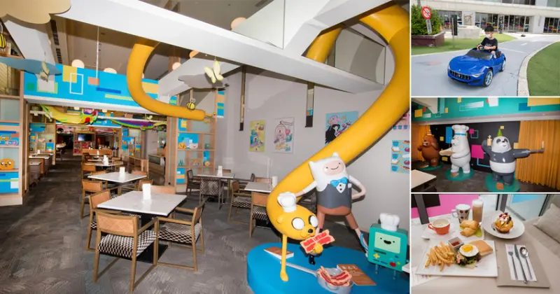 【臺南下午茶】親子下午茶｜點下午茶加價讓你開電動車.坐火車｜卡通頻道主題餐廳｜限定主題下午茶~~和逸飯店台南西門館下午茶 - 南人幫