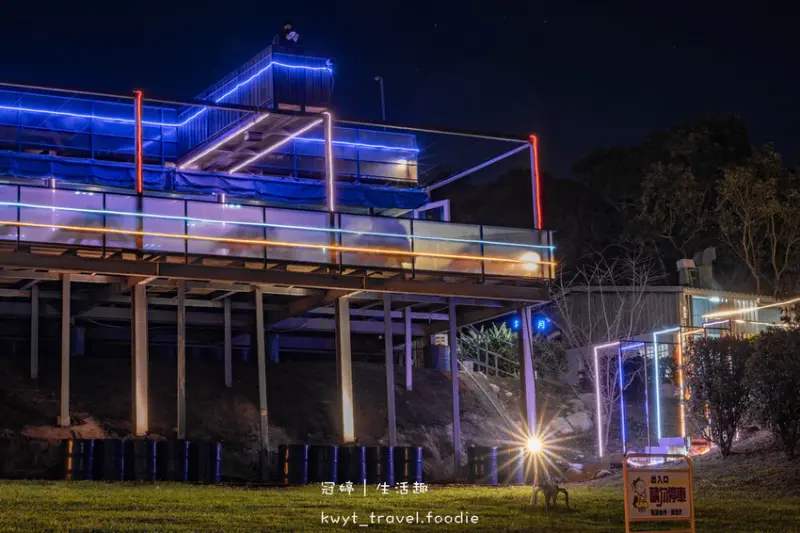 台中沙鹿夜景推薦：滔月景觀咖啡廳  / WalkerLand窩客島整理提供 未經許可，不得轉載