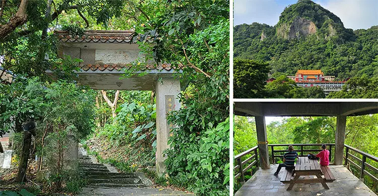 福隆山登山步道：朝聖禮佛古道，直通凌雲禪寺、凌雲寺，莊嚴肅穆之氣遠眺台北盆地
