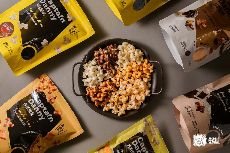 宅配/團購 丹尼船長米米花｜米的爆米花100％台灣好米製作，非油炸零食推薦