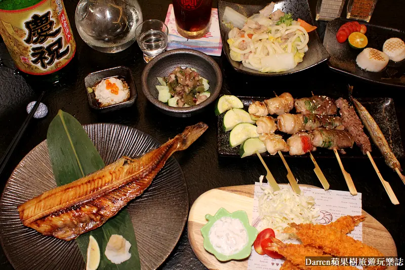 台北居酒屋|凌舞日式串燒居酒屋(捷運松江南京站美食)七條通美食/林森北路居酒屋