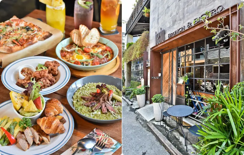 勤美草悟道森林系餐廳，好吃的異國料理:義大利街頭披薩、西班牙傳統市場早餐。不限時、有插座、免服務費