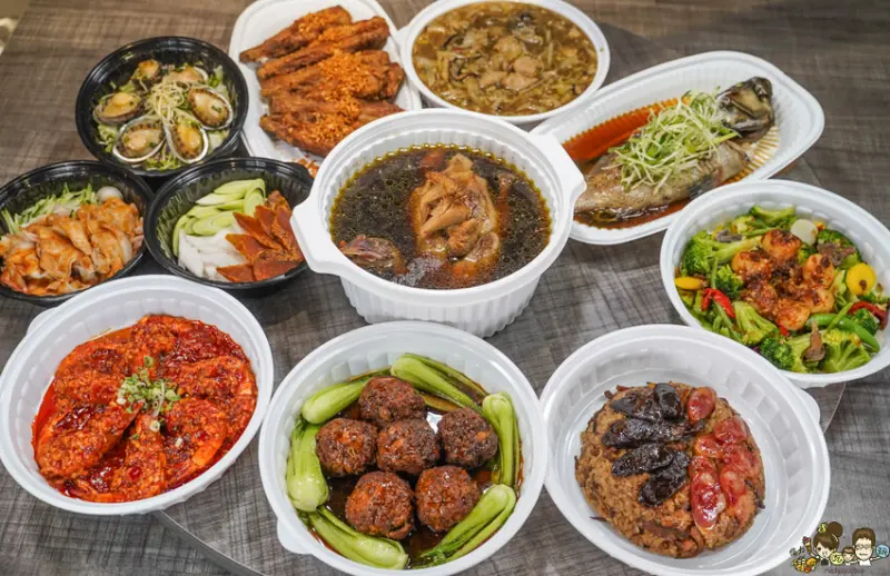高雄外帶年菜推薦高CP值澎派美味的 旺兔順利 6人份套餐組 X 宅在家團圓圍爐、芳師傅私房菜 - 跟著尼力吃喝玩樂＆親子生活
