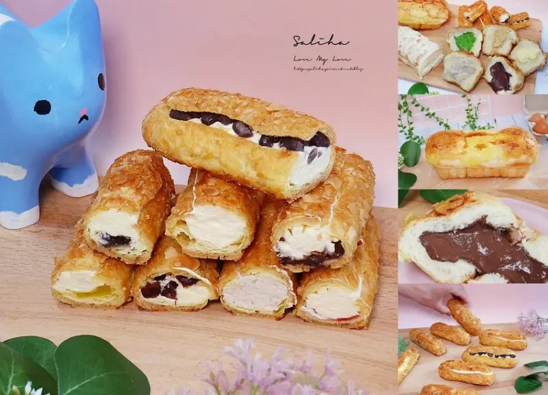 *cp值高犯規甜點*大立麵包專賣店~免加熱爆漿山形菠蘿麵包!好吃生乳冰淇淋泡芙,口味多多,屏東人氣團購美食,可宅配