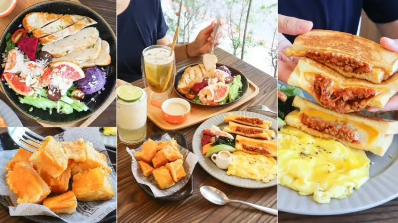 阿飛Brunch｜台中車站周邊人氣早午餐，必點流心熱壓吐司和沙拉盤。寵物友善 – 艾瑞絲的吃貨日常