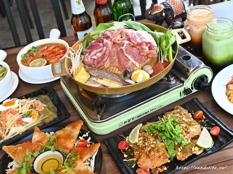 巫泰式燒烤｜台中道地泰式銅盤烤肉，營業至凌晨12點，還有泰國零食、泰國商品等你來挖寶～