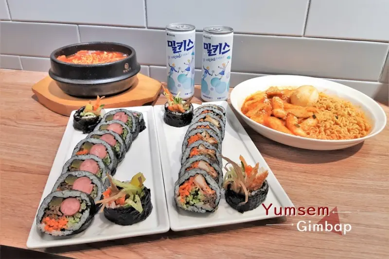 食記。台北★韓國連鎖飯捲店Yumsem宴先韓式紫菜包飯 回味韓國的日常小吃 - 妮妮˙ˇ˙用類單記錄生活!!