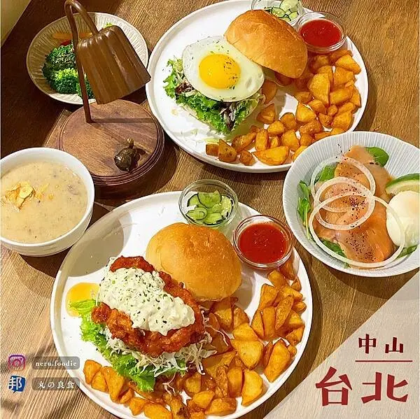 waku waku burger｜誠品南西優質餐廳推薦 @neru.foodie / 丸の良食