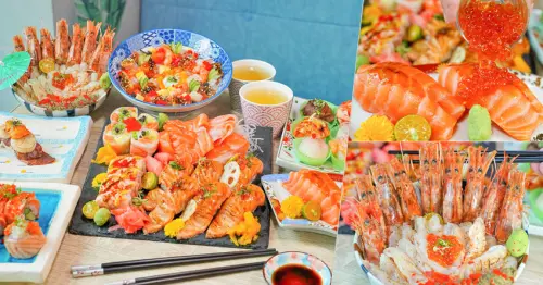 潘朵拉繽紛新鮮之壽司、鮭魚、日式料理，直接吃爆舞壽司 X 視覺味蕾雙重滿足 - 跟著尼力吃喝玩樂＆親子生活