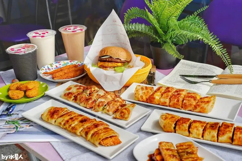 喜饌晨食：最強創意酥皮蛋餅專賣，五十種蛋餅口味任你吃，一大早排隊也要吃到