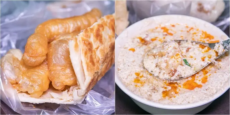 【跟著舒國治尋小吃108回-台北大安站美食】復興南路永和豆漿大王.鹹豆漿加絕好調油條燒餅.竹筒飯狀飯糰.三