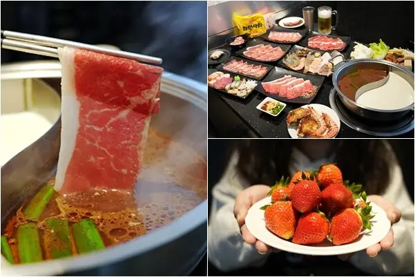 桃園八德｜將進酒頂級麻辣鍋吃到飽．M9和牛、生猛海鮮、生魚片、草莓通通無限吃還有金牌生啤酒喝到飽～