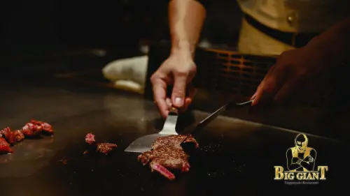 【西屯區/安和東路】開放內用的第一餐 - 金碧輝煌，奢華的高級鐵板燒 BIG GIANT大巨人鐵板燒餐廳