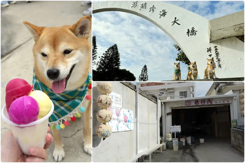 澎湖必拍跨海大橋+仙人掌冰，巷子裡隱藏版五色冰，最便宜又最好吃的仙人掌冰竟然是它啊！