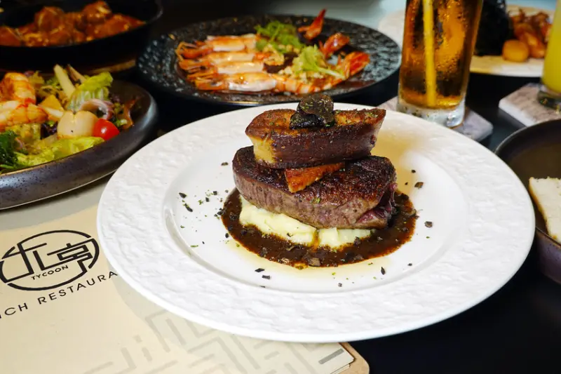 中山區5倍券優惠餐酒館，台北中山區大亨餐酒館，台北餐酒館2021，五倍券付款且打卡能打9折還送6杯調酒shot