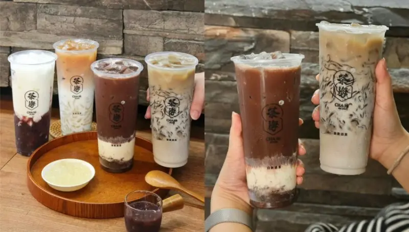 【台中美食】茶海 CHA Hi｜咀嚼控不能錯過的滿料系手搖，超估溜300條手切仙草吸到飽！ - 肉依小姐吃什麼