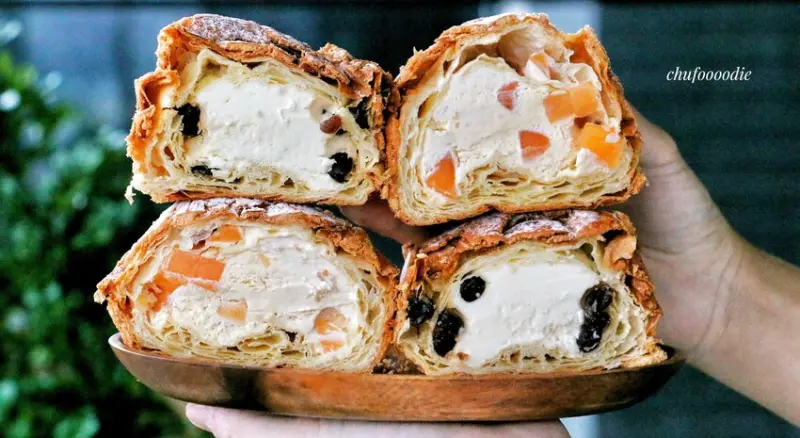 【Greedy Beagle貪吃狗】台北甜點丹麥菠蘿夾心麵包~食尚玩家限定版哈密瓜內餡丹麥菠蘿~退冰直接吃就像是生乳冰淇淋