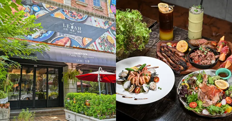 台中文心森林公園站美食，8點就開的咖啡館，冷氣房自己種生菜，現吃現摘最新鮮 -妮妮布魯