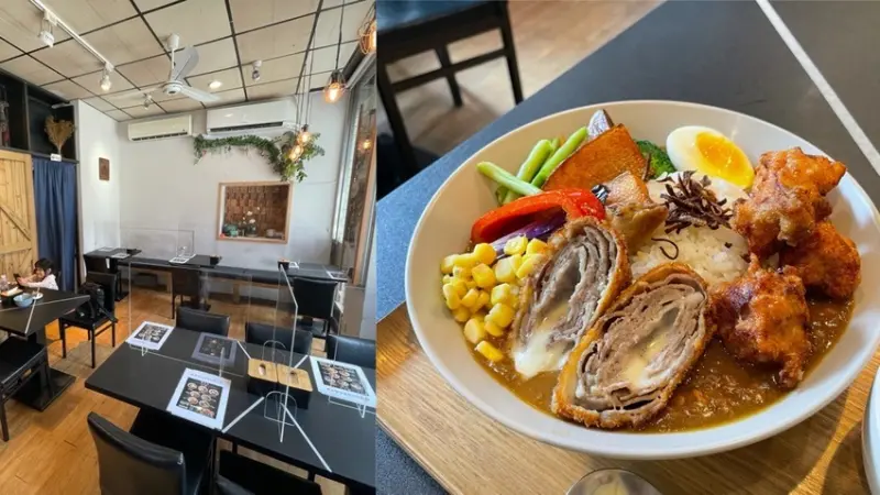 台北車站附近、隱藏在巷弄內的咖哩飯口味真不錯！