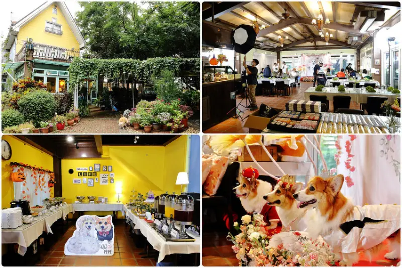 超過1200坪超大花園景觀餐廳，青埔高鐵周遭美食，寵物親善餐廳，不怕日曬雨淋，專屬包場最安心