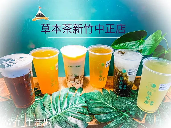【2021新竹飲料推薦】草本茶新竹中正店。新竹在地人推薦，超人氣下午茶，純厚系青草茶/仙草茶！最新菜單