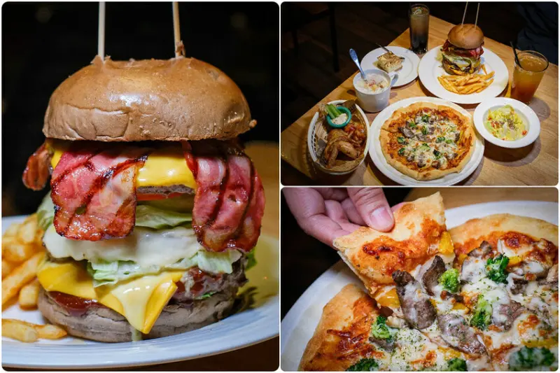 台北市萬華區全天候都可以吃到大份量早午餐，還有驚人的巨無霸等級火烤牛肉堡，吃完飽到天靈蓋  │ 萬華區美食推薦 │ 捷