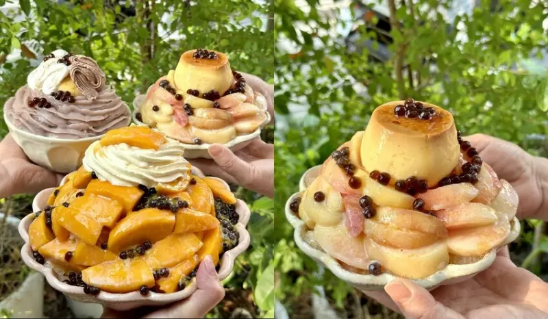 清水堂：芒果牛奶愛玉冰.法芙娜芋泥冰.蜜桃愛玉冰一次全品嘗/台南冰店甜點推薦 - 進食的巨鼠