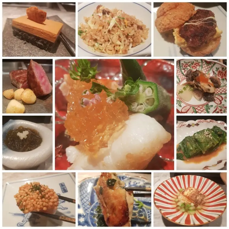 【台北.信義安和站】初魚鐵板燒。無菜單料理一人$1760。5A和牛+北海道干貝+南非鮑魚+半隻龍蝦