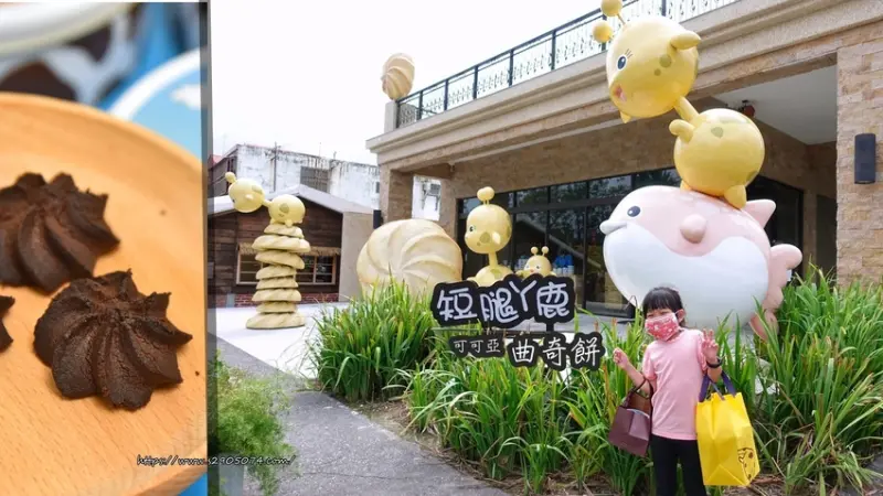 花蓮新城鄉-短腿阿鹿餅乾✎超好吃可可亞曲奇餅乾✎附近還有佳興檸檬汁哦
