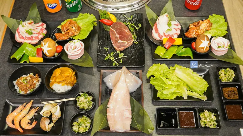 【桃園美食】超夯の燒肉-中華店$299最有誠意吃到飽。超值商業午餐一次吃齊三種肉品！