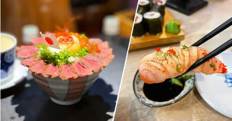 【台南日本料理/生魚片】【中西區】花火日本料理｜內用開啟新品強勢回歸｜在地人帶路！別說你還沒吃過｜爆炸滿厚切牛排丼